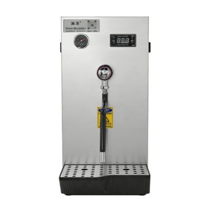 Commercial Coffee Steamer with 6L Stainless Steel Tank | Dry Steam for Latte Art & Milk Foam